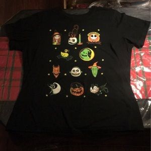 The Nightmare Before Christmas Vintage Grid T-Shirt (READ DESC)
